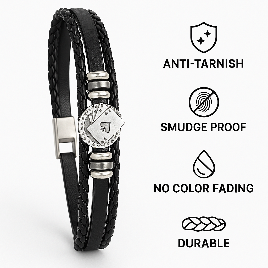 Ace Charm Men's Bracelet