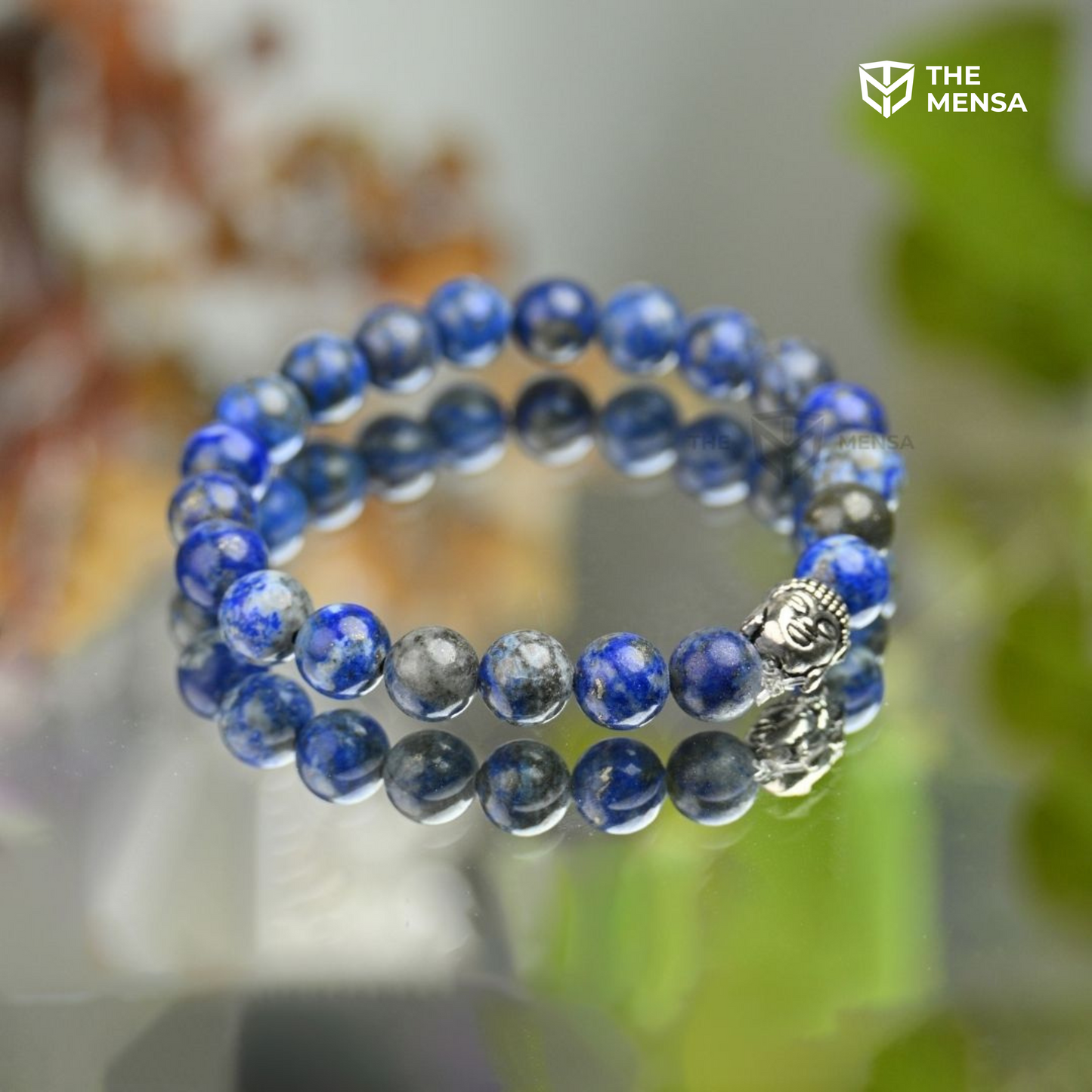Lapis Lazuli Charm Natural  Bracelet