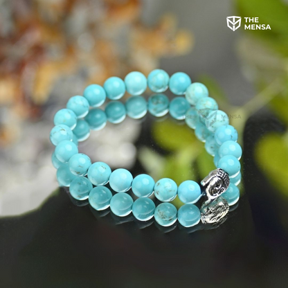 Turquoise (Firoza) Charm Natural  Bracelet