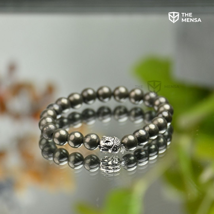 Pyrite Charm Natural  Bracelet
