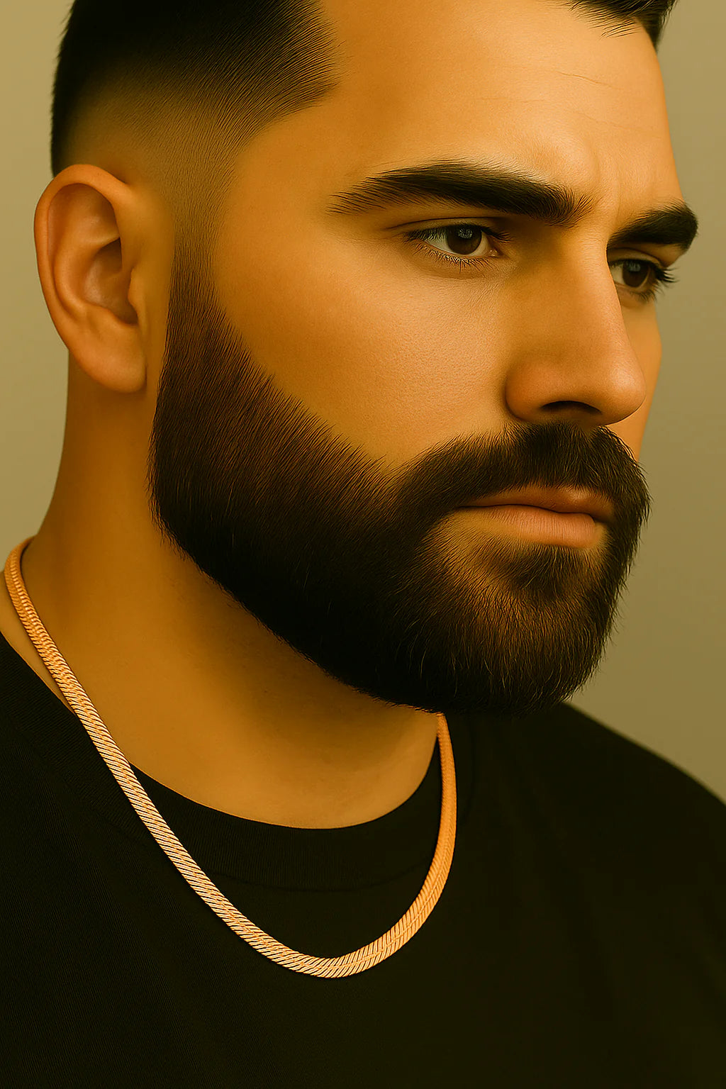 Novara Men's Punjabi Kada + RadiantRose Men's Chain ( Combo )
