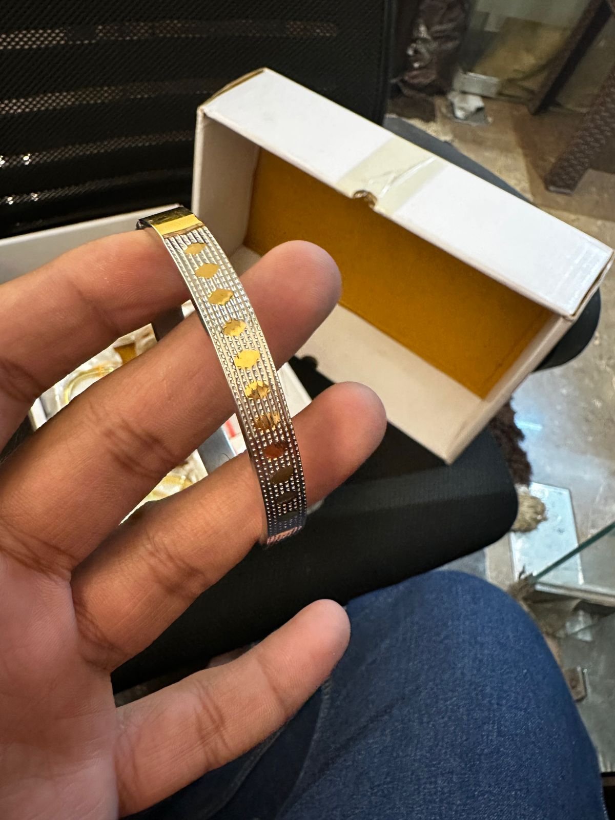 Ornate Fusion Men's Kada