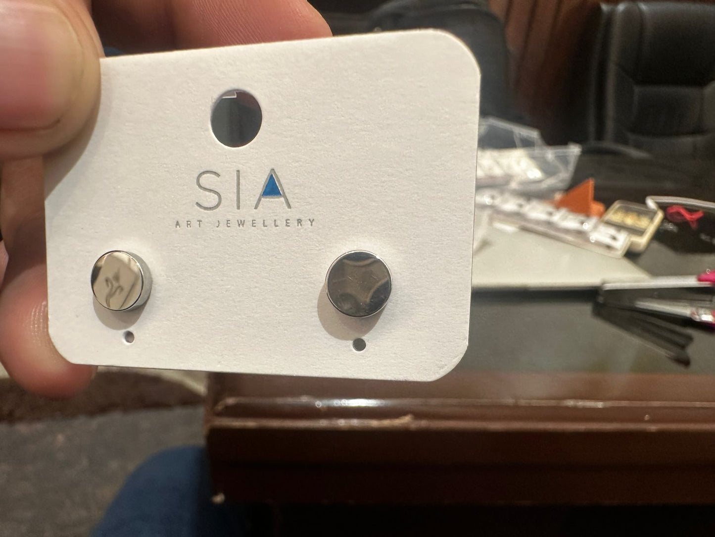 Gilded Men's Studs Earrings