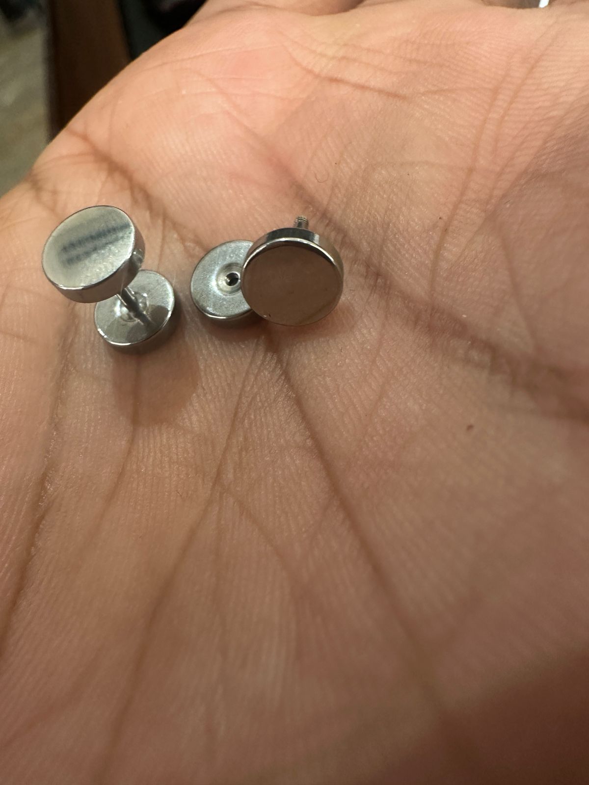 Gilded Men's Studs Earrings