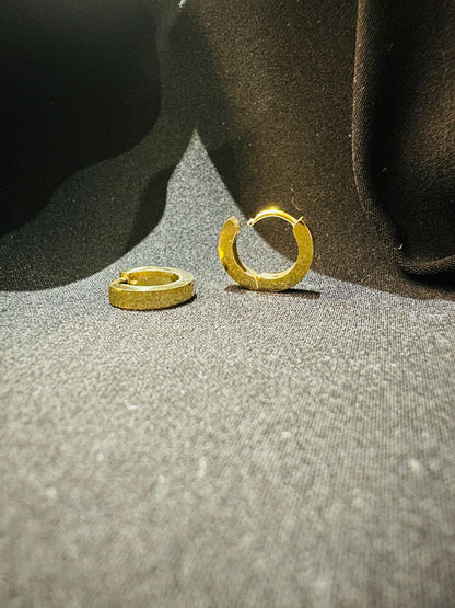 Éclat Curve Men's Hoop Earrings