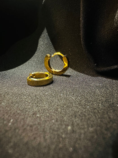 Éclat Curve Men's Hoop Earrings