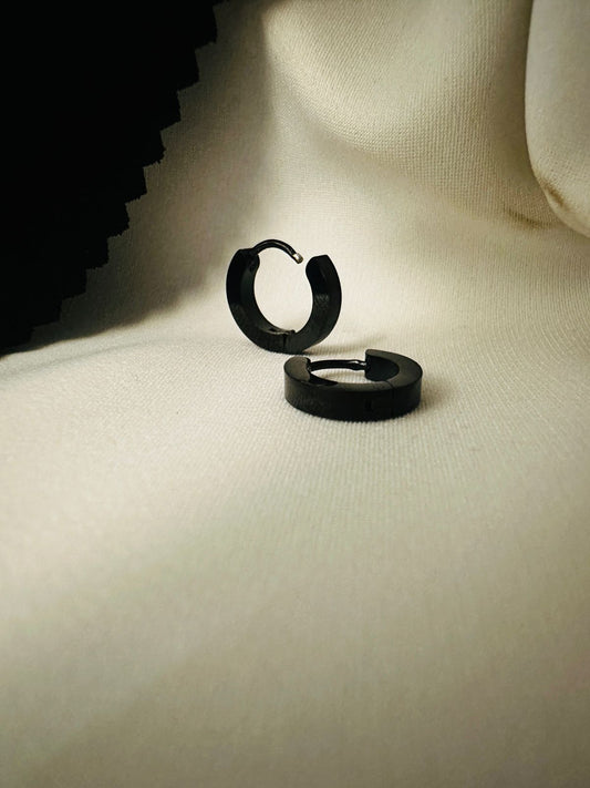 Éclat Curve Men's Hoop Earrings