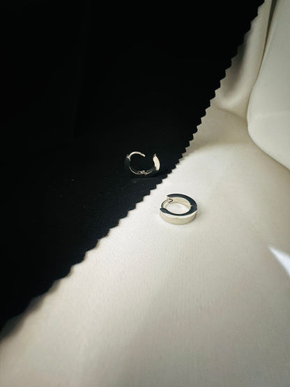 Éclat Curve Men's Hoop Earrings