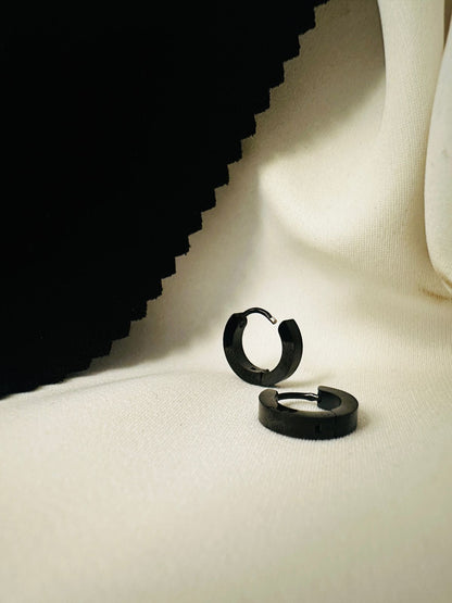 Éclat Curve Men's Hoop Earrings