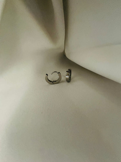 Éclat Curve Men's Hoop Earrings