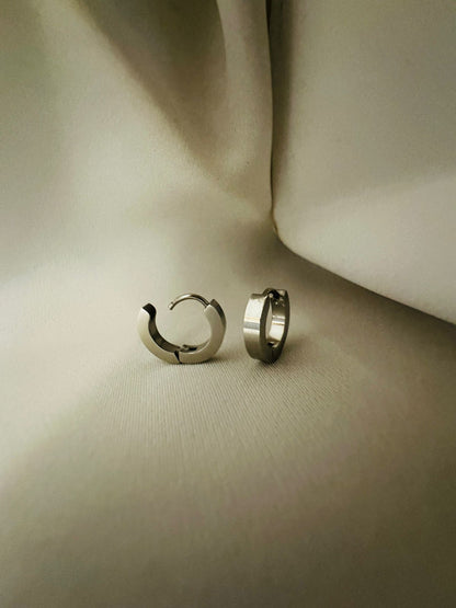 Éclat Curve Men's Hoop Earrings