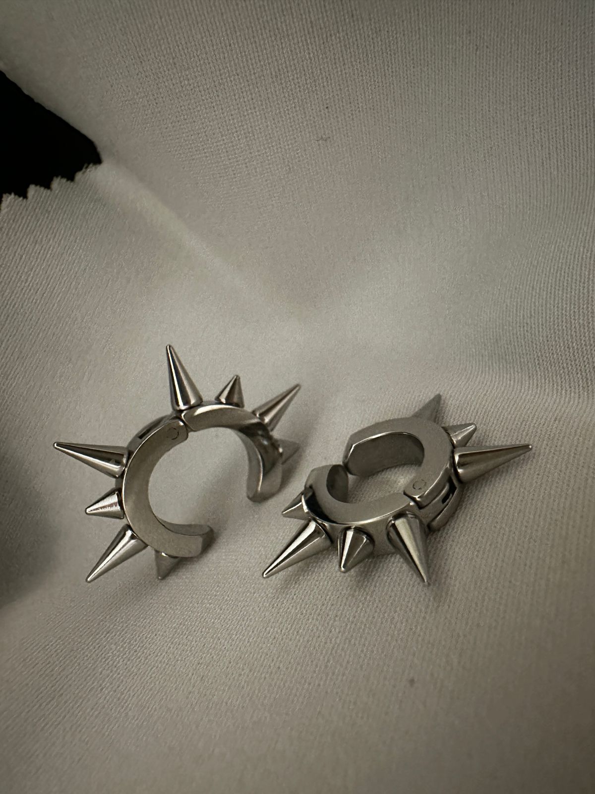 Inferno Edge Hoops Studs Earrings
