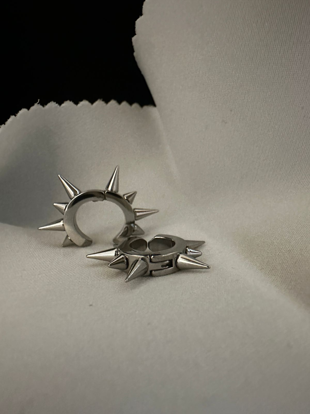 Inferno Edge Hoops Studs Earrings