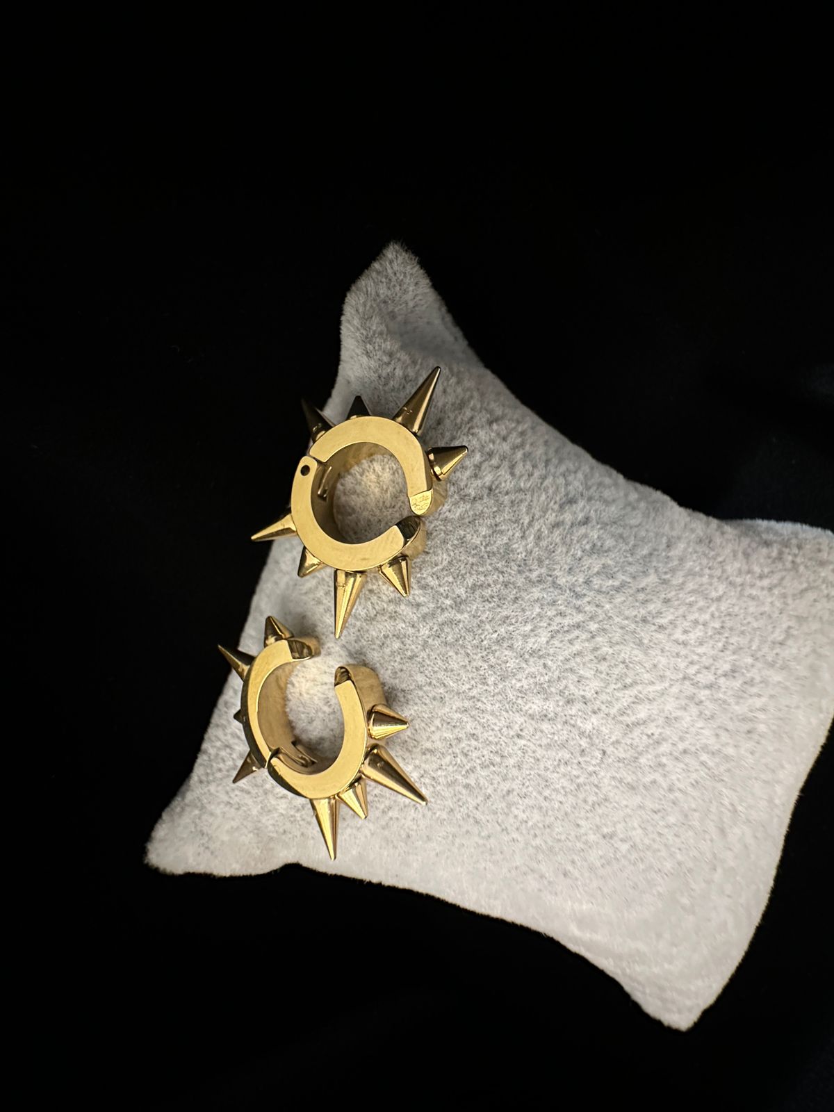 Inferno Edge Hoops Studs Earrings