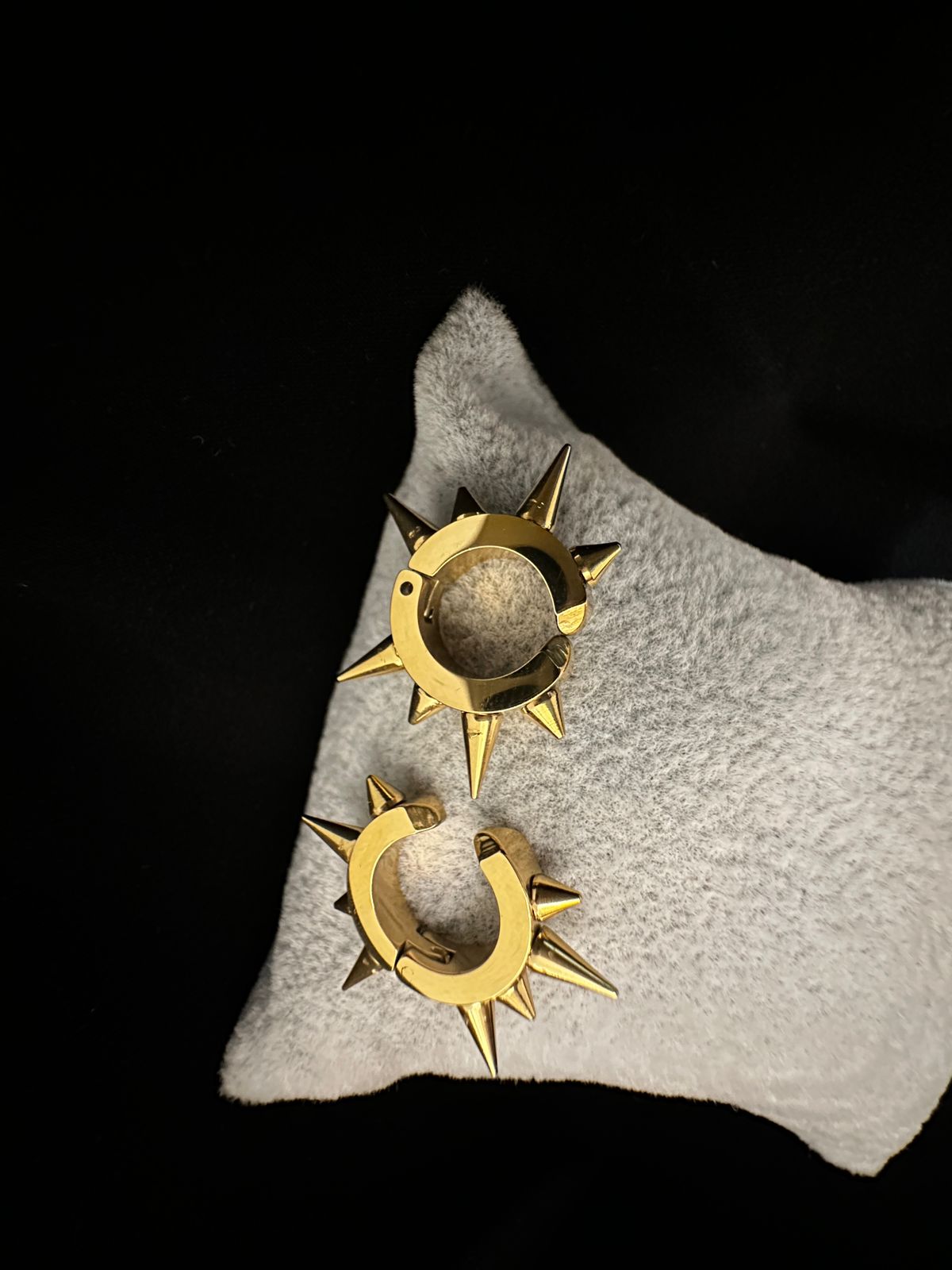 Inferno Edge Hoops Studs Earrings