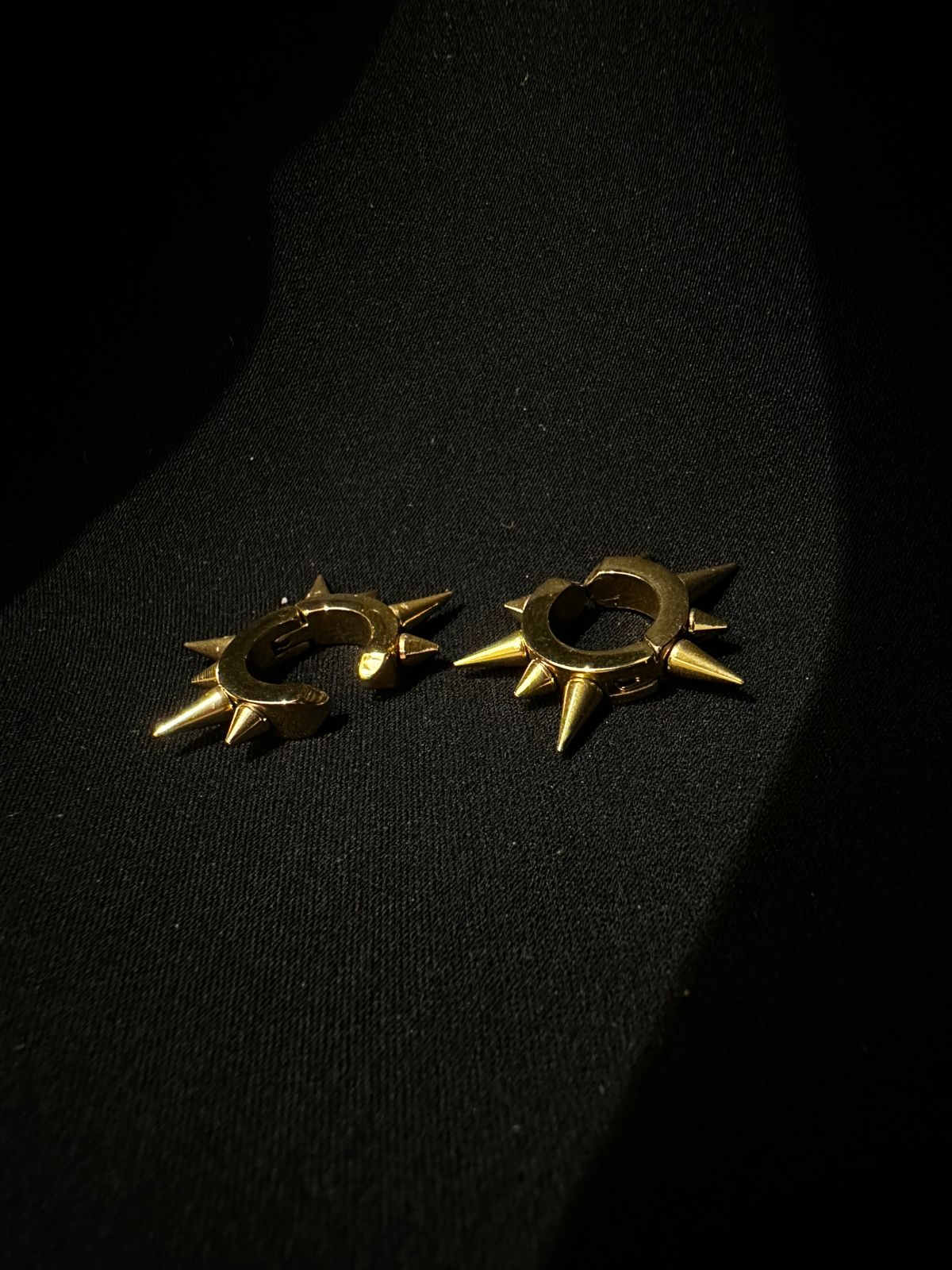 Inferno Edge Hoops Studs Earrings