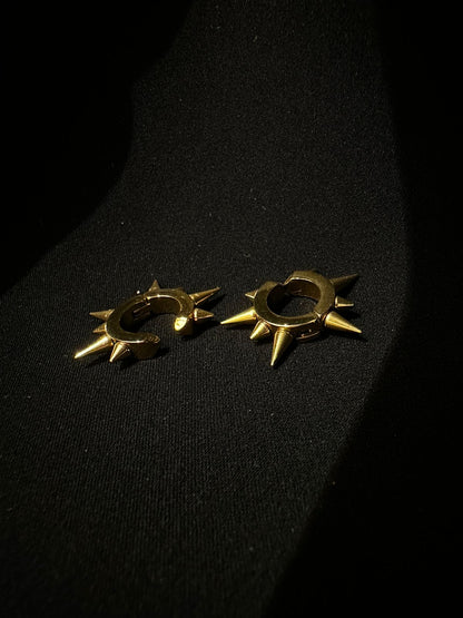 Inferno Edge Hoops Studs Earrings