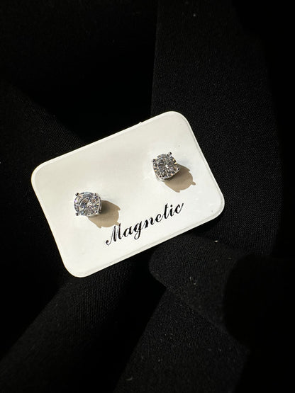 CrystalGlow Men's Magnetic Studs Earrings